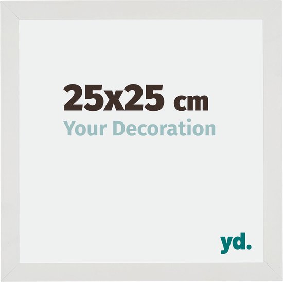 Cadre Photo Mura Your Decoration - 25x25cm - Wit Mat