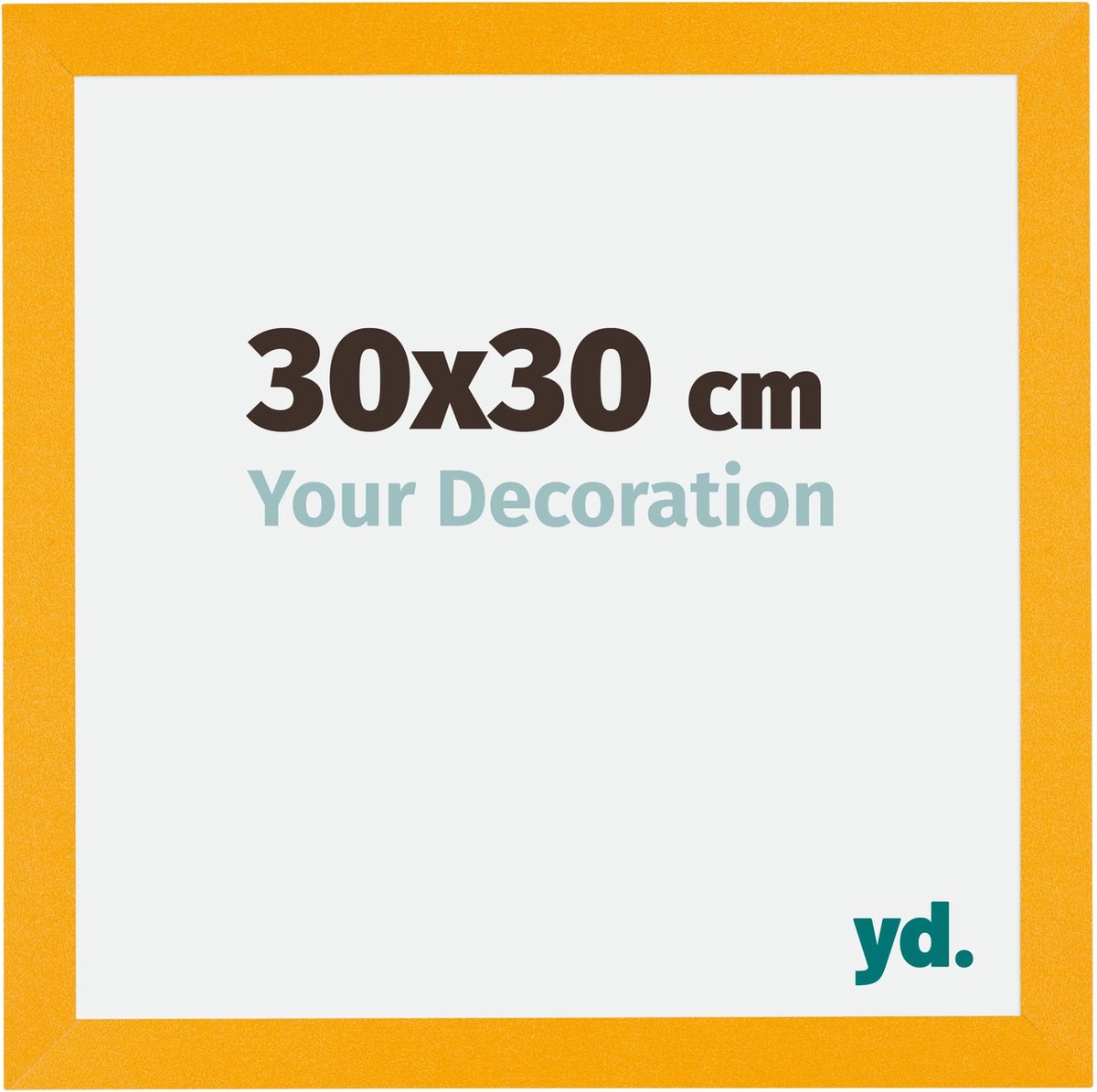 yd. Your Decoration - Fotokader 30x30 cm - MDF - Geel - Mura