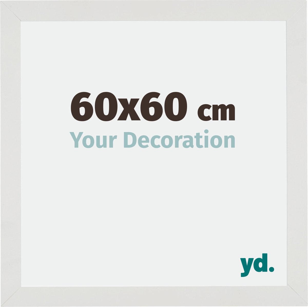 yd. Your Decoration - Fotolijst 60x60 cm - MDF - Wit Mat - Mura