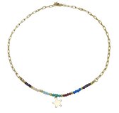 Collier pendentif avec étoile en or - perles - Étoile - Or - Femme - Lieve Jewels
