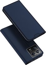 Dux Ducis - Geschikt voor Xiaomi 13 - Slim bookcase hoesje - Donkerblauw