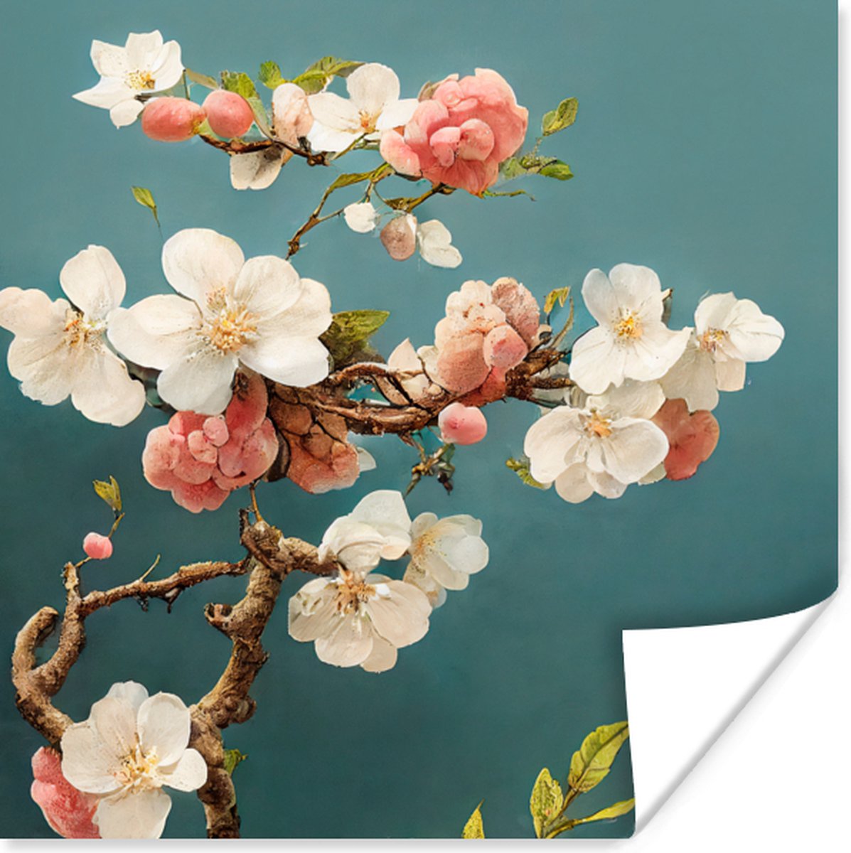 Bloemen - Bloesem - Kersen - Tak - Wit