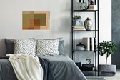 Poster Abstract - Lijnen - Kubus - Patchwork - 30x20 cm