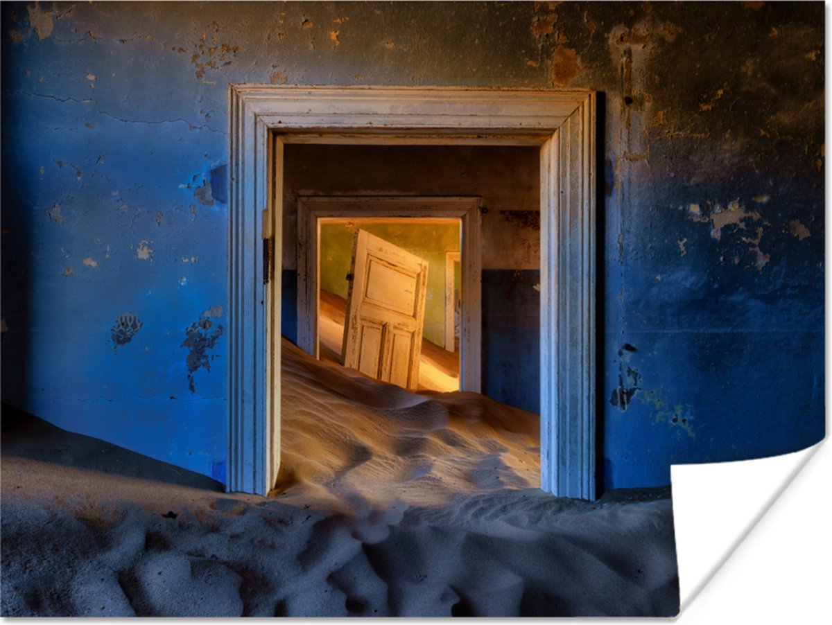 Zand - Blauw - Deur - Architectuur