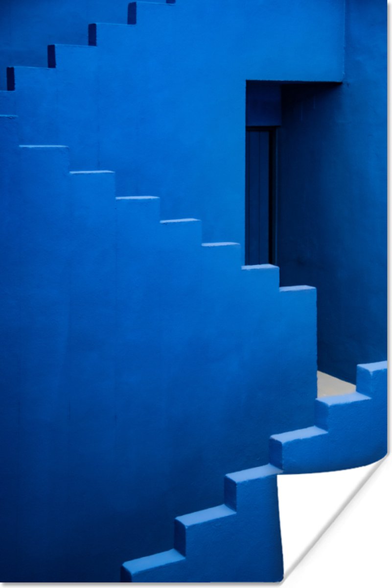 Blauw - Trap - Architectuur - Gebouw