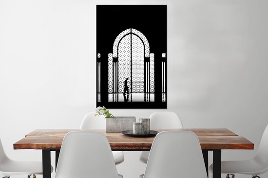 Zwart - Wit - Fenêtre - Homme