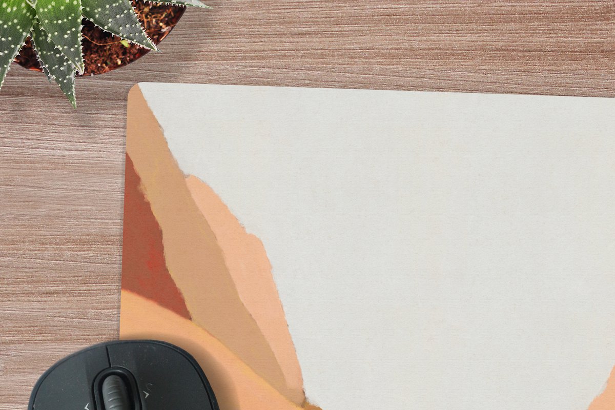 Muismat XXL 50x50 cm - Bureau onderlegger - Bureau mat Natuur - Landschap - Abstract - Kunst - Bureaumat - Gaming mousepad xl - Bureaulegger groot - Computer deskmat