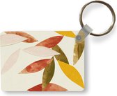 Sleutelhanger - Bladeren - Planten - Kleuren - Pastel - Uitdeelcadeautjes - Plastic