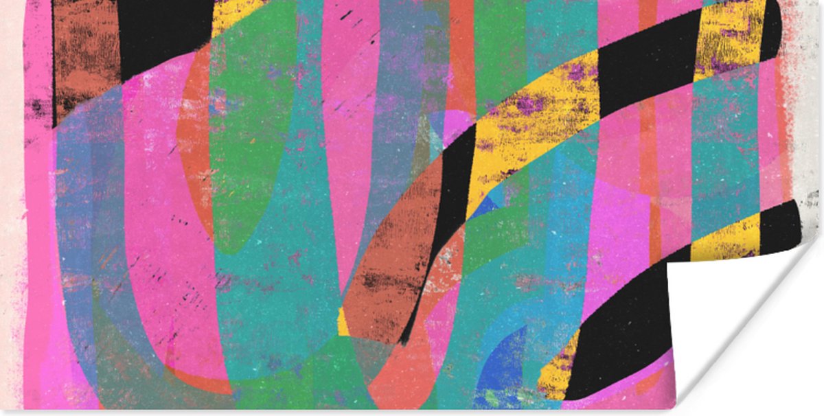Abstract - Kleuren - Roze - Groen - Kunst
