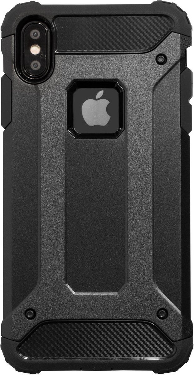 Mobiparts Rugged Shield geschikt voorApple iPhone XS Max - Zwart