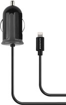 Chargeur allume-cigare Mobiparts Apple Lightning 2.4A noir
