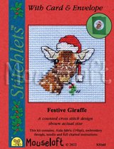 Mini Borduurpakketje - Kerst Giraffe