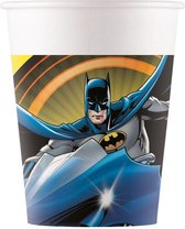 Procos - DC Comics - Batman - Superhero - Party Cups - Party Cups - Gobelets Jetables - Carton - 8 Pièces - 200ml.