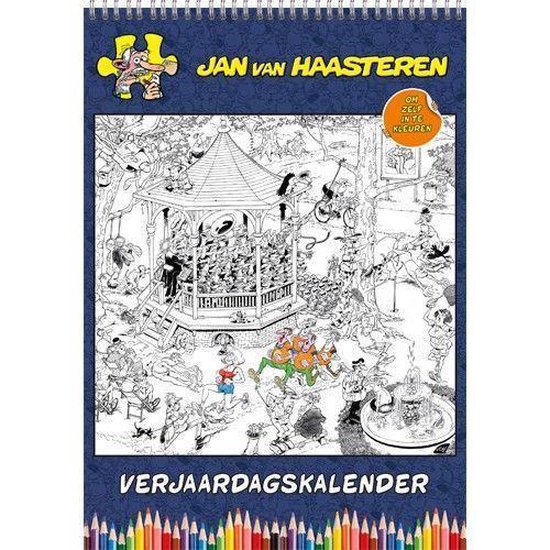 Integraal Kruiden Pak om te zetten Jan van Haasteren Verjaardagskalender - Kleurplaten (formaat A4) | bol.com