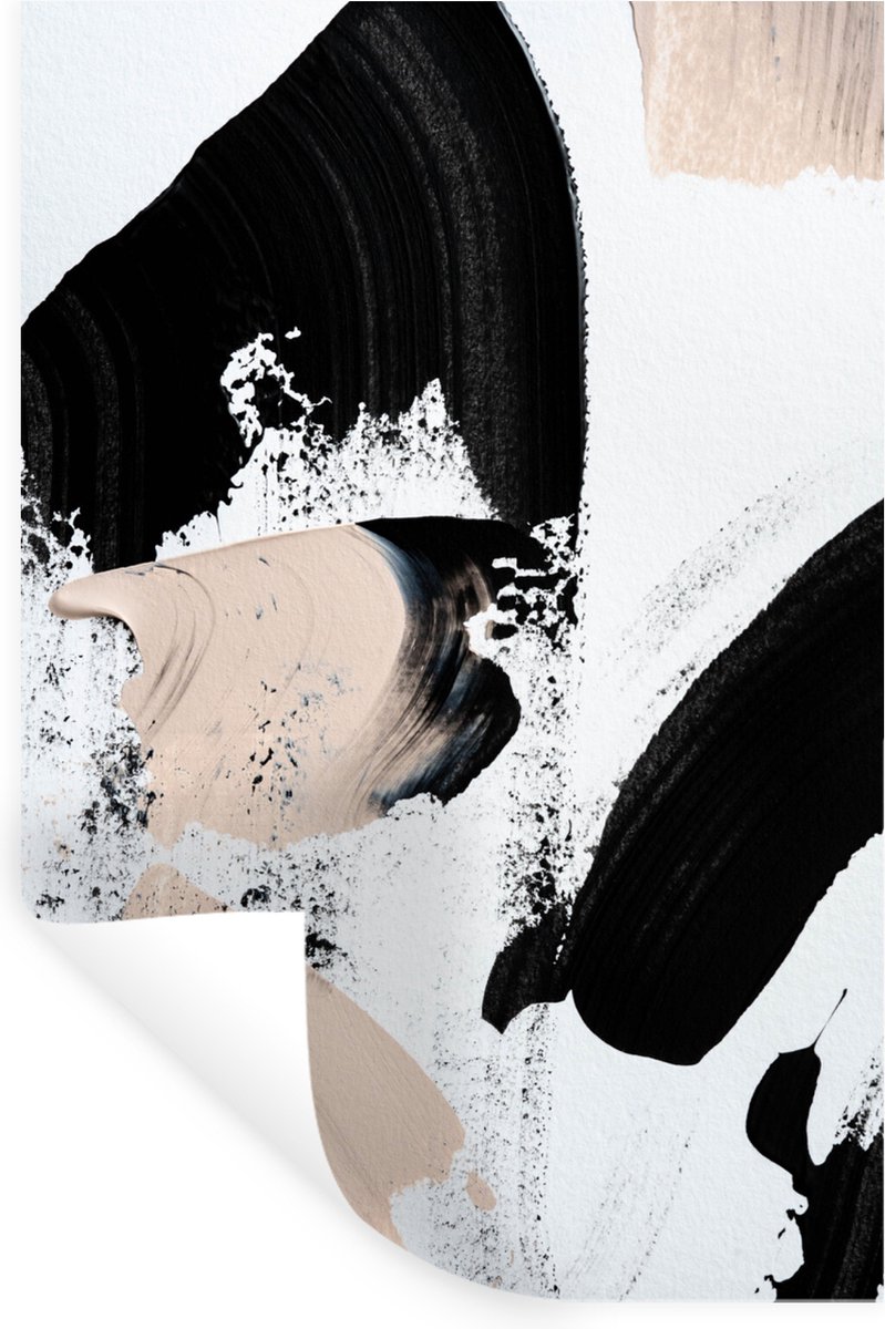 Muurstickers - Sticker Folie - Verf - Abstract - Design - 40x60 cm - Plakfolie - Muurstick