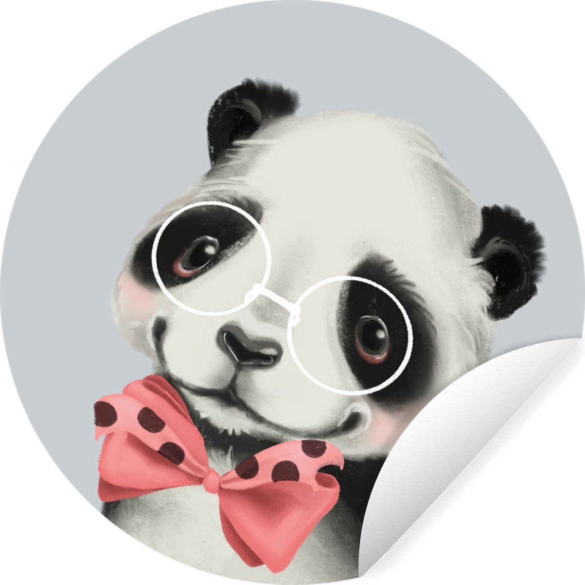 Muursticker Panda voor Babykamer of Kinderkamer - v.a. 9,95 & Gratis Verzending