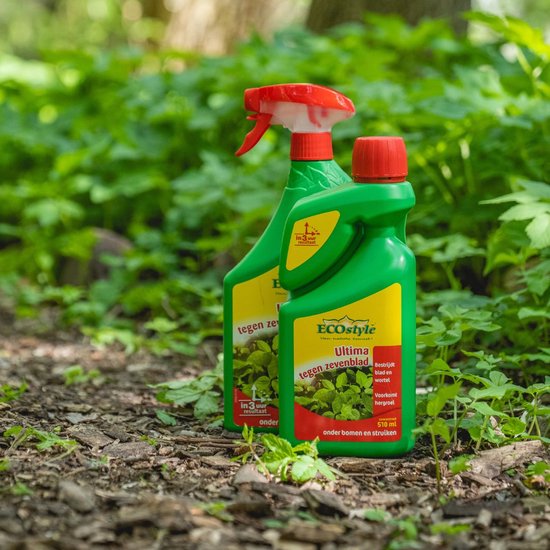 ECOstyle Ultima Zevenblad Concentraat Onkruidverdelger - Voor Lastig te Bestrijden Onkruid - Bestrijdt Blad & Wortel - Voorkomt Hergroei - Werkt Binnen 3 uur - 510 ML van Merkloos	 — afbeelding 3