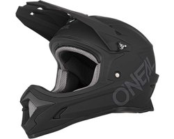 O'NEAL Sonus Youth Solid Mat Zwart Kinder Downhill Fietshelm