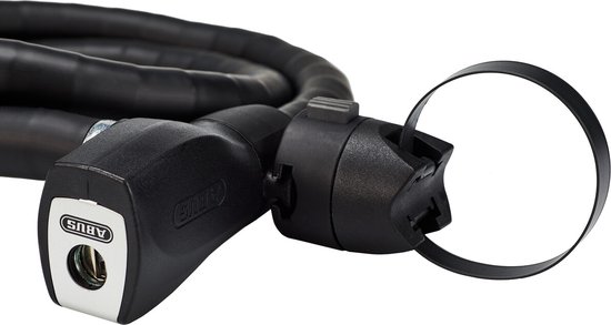 Fietsslot ABUS Steel-O-Flex - Centuro 860 - Security level 7 - zwart - 110 cm - Geschikt voor elektrische fietsen en stadsfietsen — afbeelding 4
