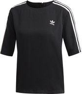 adidas Originals 3 Stripes Tee T-shirt Vrouwen zwart FR36/DE34