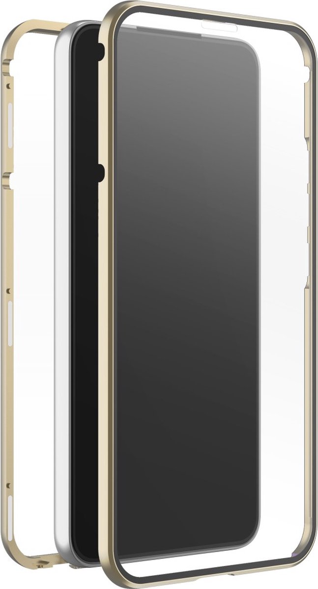 White Diamonds 360 Glas cover Samsung S22 (5G) goud