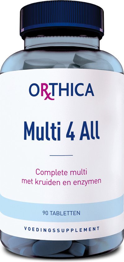 Keelholte dood gaan Klokje Orthica - Multi 4 All - 90 Tabletten - Multivitaminen | bol.com