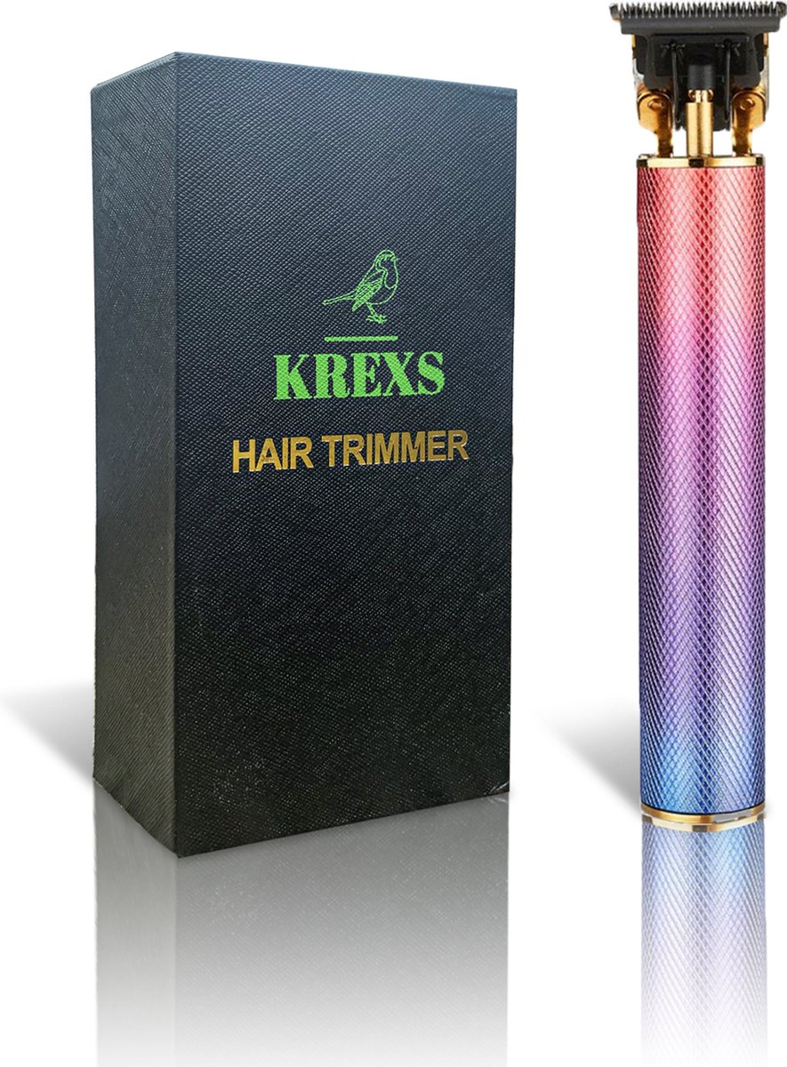 Krexs Rainbow Baardtrimmer - Tondeuse - Trimmer - Scheerapparaat - Haartrimmer - Bodygroomer – Baard