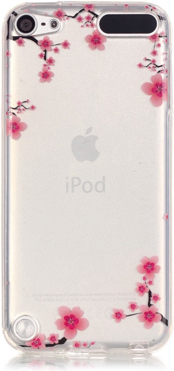 Peachy Doorzichtig Bloesem iPod Touch 5 6 7 TPU hoesje - Roze - Peachy