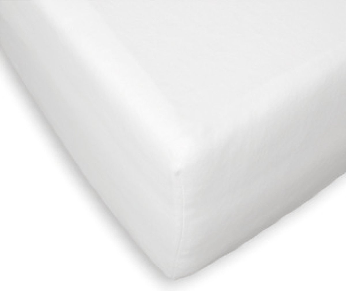Briljant Baby Hoeslaken voor een Boxmatras - 75x95 - Wit - Jersey
