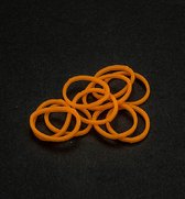 Joy Craft - loomelastiekjes - 6200/0853 - Elastieken Neon Yellow Orange
