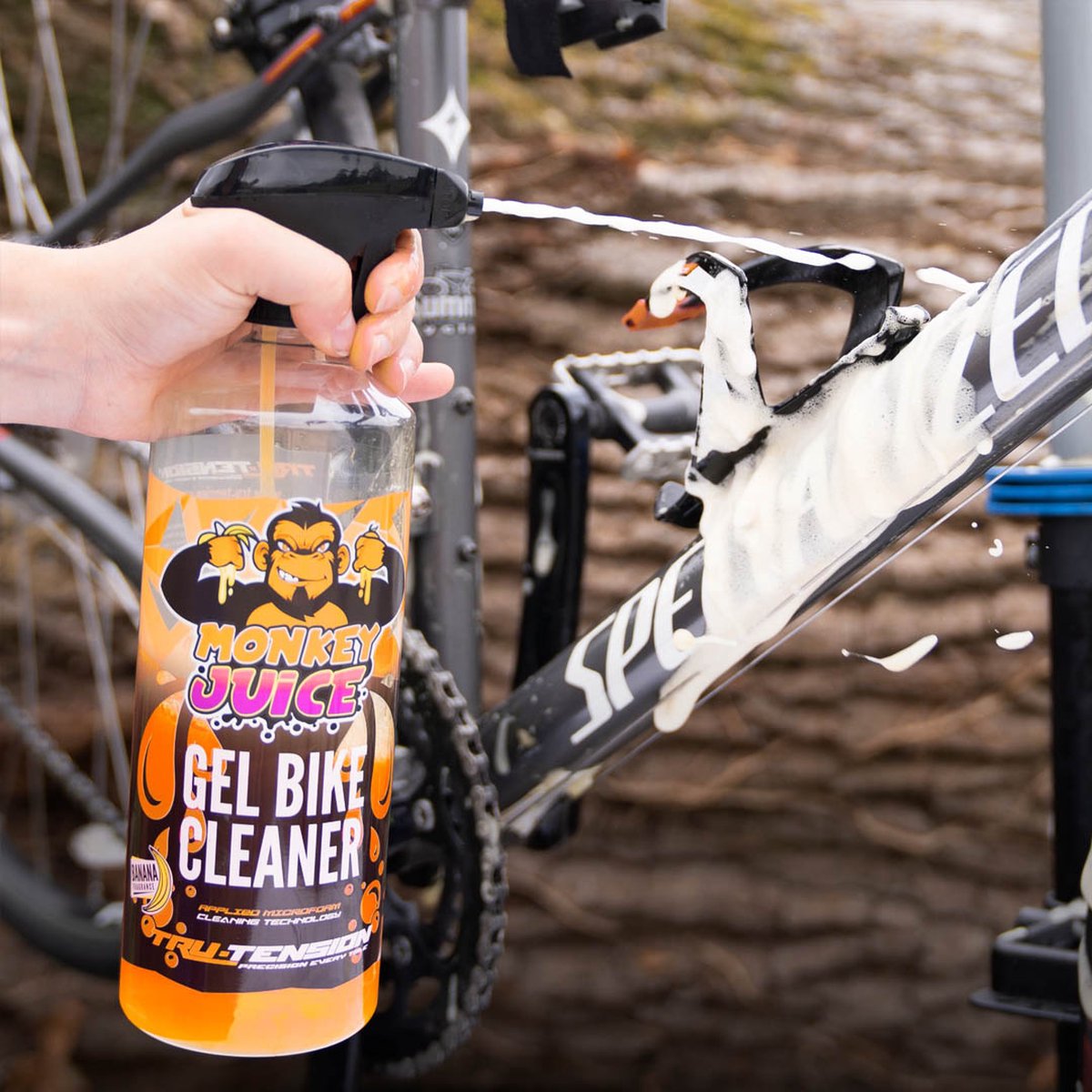 TRU TENSION monkey juice gel bike cleaner mountainbike shampoo