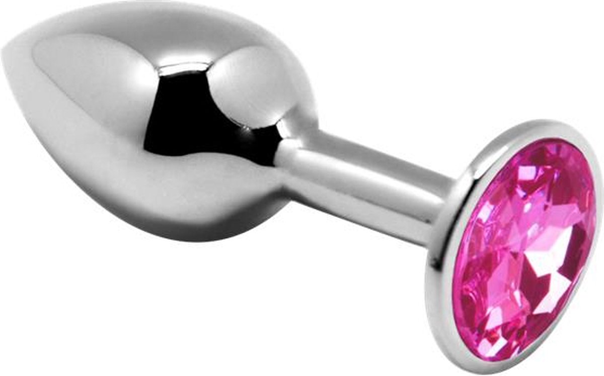 Goedkoopste Anal Plug with Pink Jewel Size M