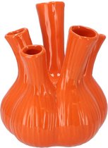 Daan Kromhout - Aglio - Vaas - 20 x 25 cm - Oranje - Groot - Keramiek