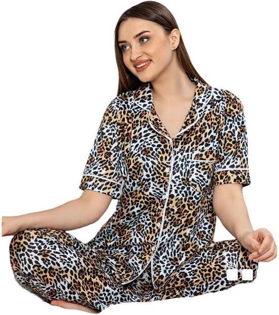 Suko - Rêves - Pantalon Pyjama Jogger à Tricot Extensible En Velours Carreaux Marins P86807