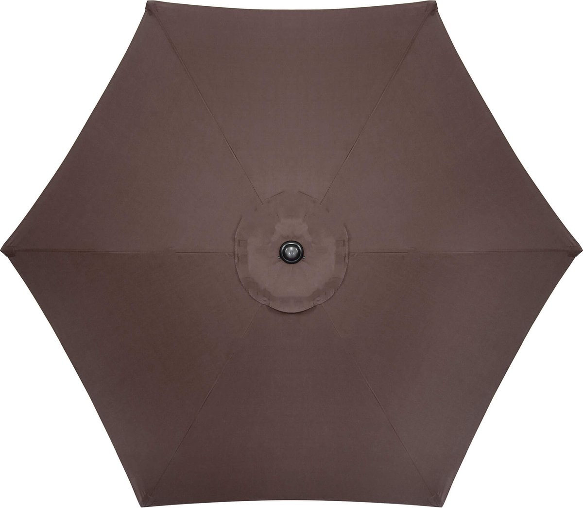 Springos Parasol | Parasols | Kantelbaar | Met ventilatie | Bruin | Ø 250 cm – foto 6