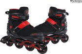 Street Rider Inline Skates - Verstelbaar - Skeeler - Rood/ Zwart - Maat 28/32