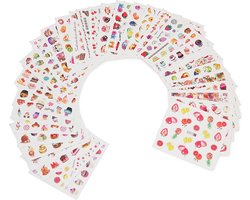 36 Stuks Nagelstickers – Fruit & Gebakjes Stickers