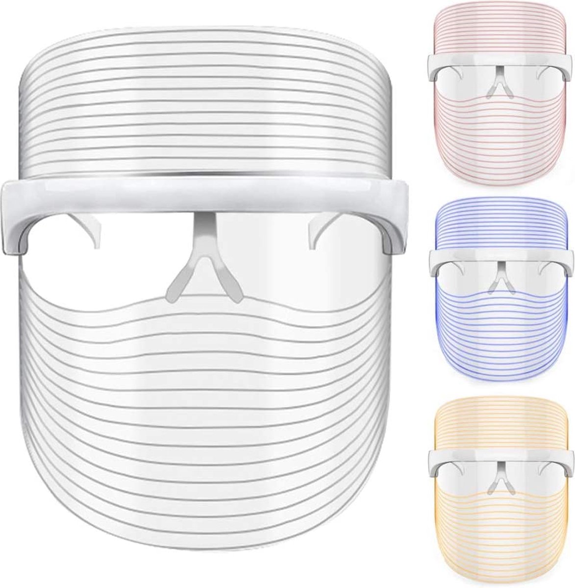 Fendelli LED Lichttherapie Gezichtsmasker - Tegen Acne - Anti Rimpel - Huidverbetering - Beauty Masker