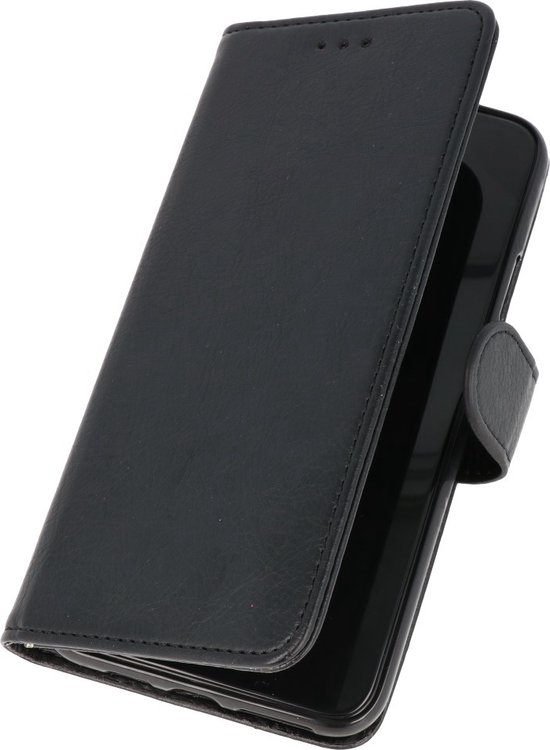 MP Case book case style iPhone 13 Mini wallet case - zwart