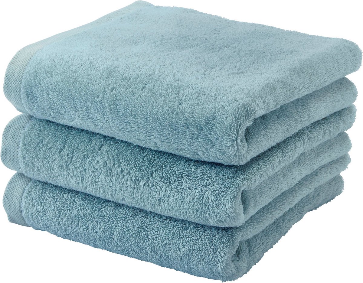 Aquanova handdoek London - 55x100 cm - Set van 3 - Aquatic