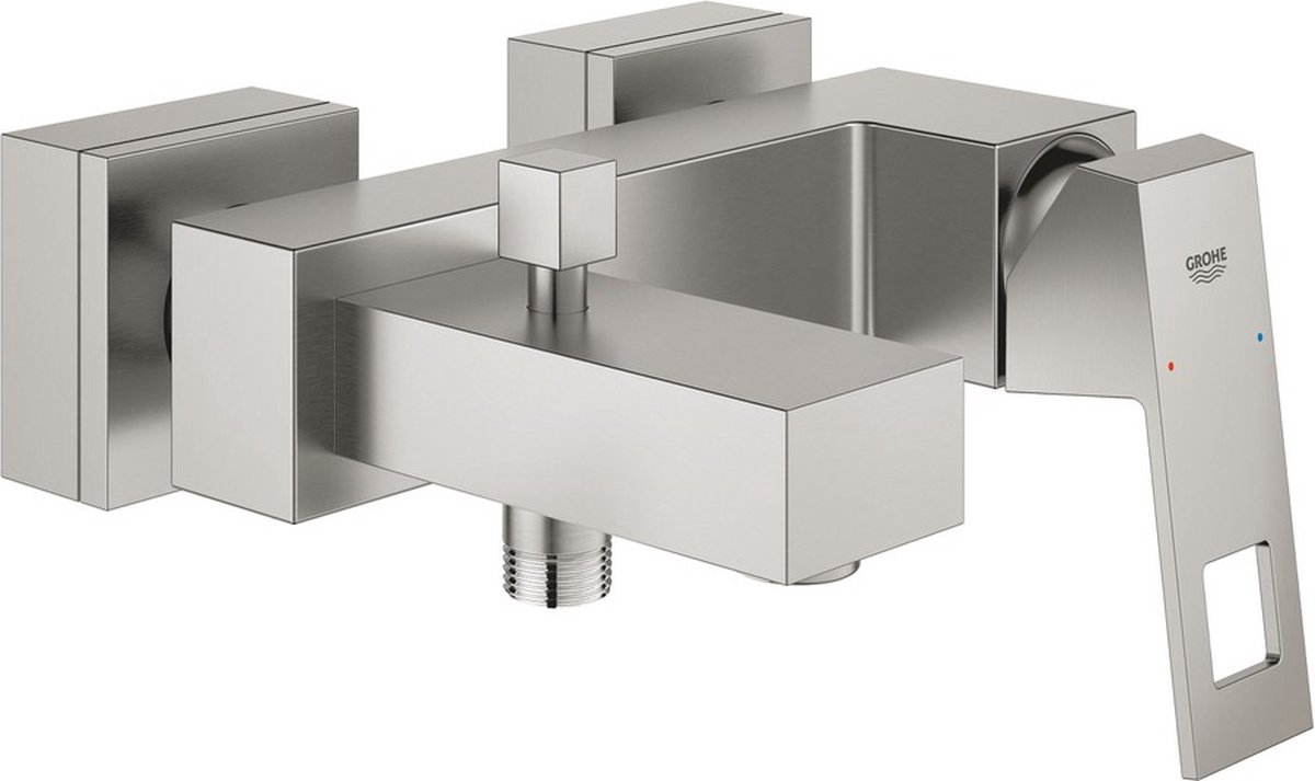Grohe Eurocube - Badkraan, supersteel 23140DC0