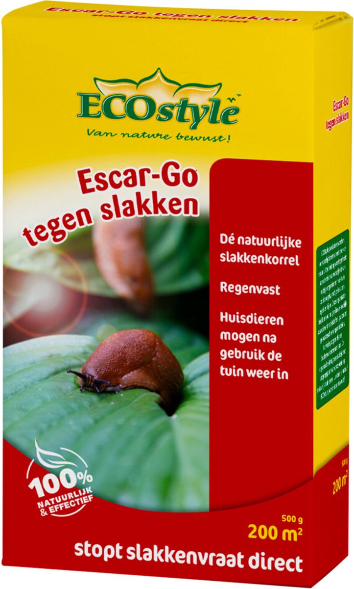 Ecostyle slakkenkorrels voor 200 M2 - slakken bestrijdingsmiddel - regenvast - stopt slakkenvraat direct
