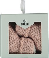 Apollo - Baby - Slofjes - Knit - Pink - Giftbox - Maat 50/56
