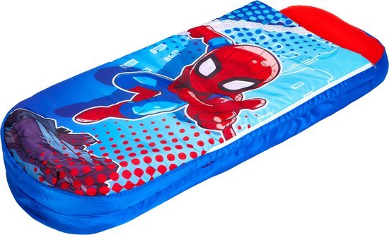 SPIDERMAN - Lit d'appoint Readybed - Lit gonflable pour enfants avec sac de  couchage intégré