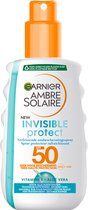 Garnier Ambre Solaire Invisible Protect Refresh Transparente Zonnebrandspray SPF 50 - 200ml