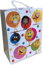 5 Luxe Emoji Cadeautasjes A5 formaat 18x23cm - Emoji Papieren cadeautasjes met Full-color bedrukking