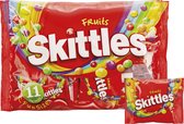 Skittles | Mini Uitdeelzak | 11 x 18 gram - sint maarten - Sinterklaas en kerst cadeau
