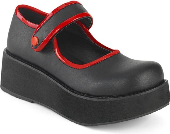 Demonia Lage schoenen Shoes- SPRITE-01 US Zwart