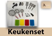 Keukenset kookgerei | Keukengerei set | 21-delig | Keukenset voor beginners | JLCuisine
