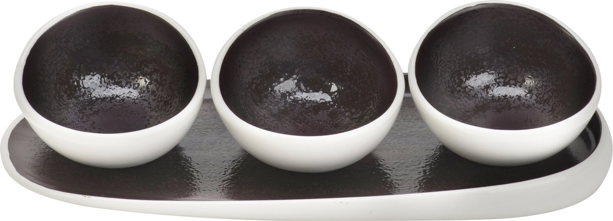 Cosy & Trendy Borrelset Aubergina 38.5 x 14.5 cm
